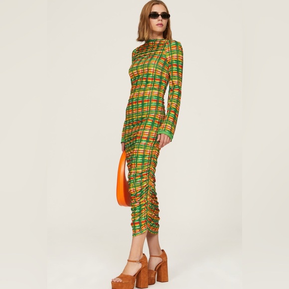 Simon Miller Multicolor Plaid Dress - Picture 1 of 6